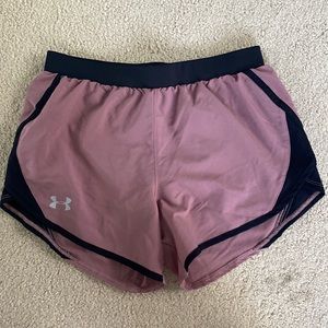 Purple Under Armour Athletic Shorts